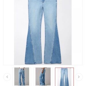 American Eagle Outfitters Light Blue Flare Jeans